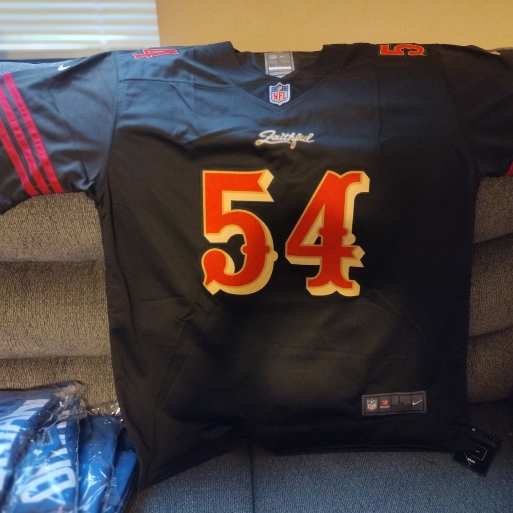 NFL Black and Red Jersey